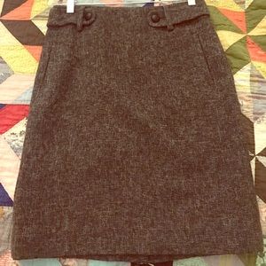Banana republic wool-blend skirt